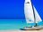 Velero en la playa