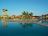 Piscina y hotel al atardecer Hotel Memories Caribe