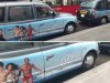 Destino Cuba en los taxis de Londres.