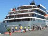 Primer crucero de la temporada en Santiago de Cuba.